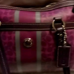 Purple and grey woman Satchel